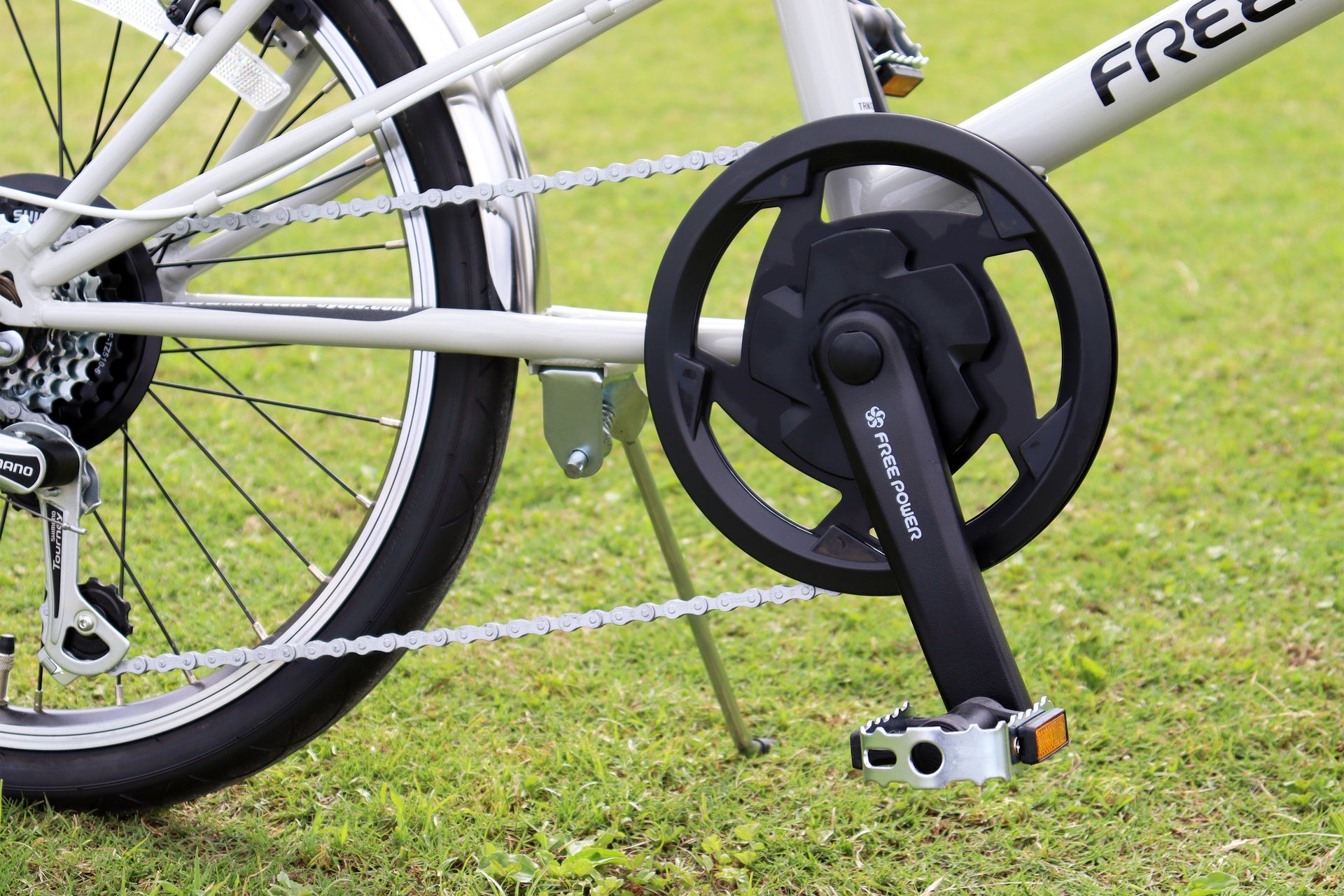 電池の要らないアシストギア」フリーパワーを取付け！低価格で乗り 