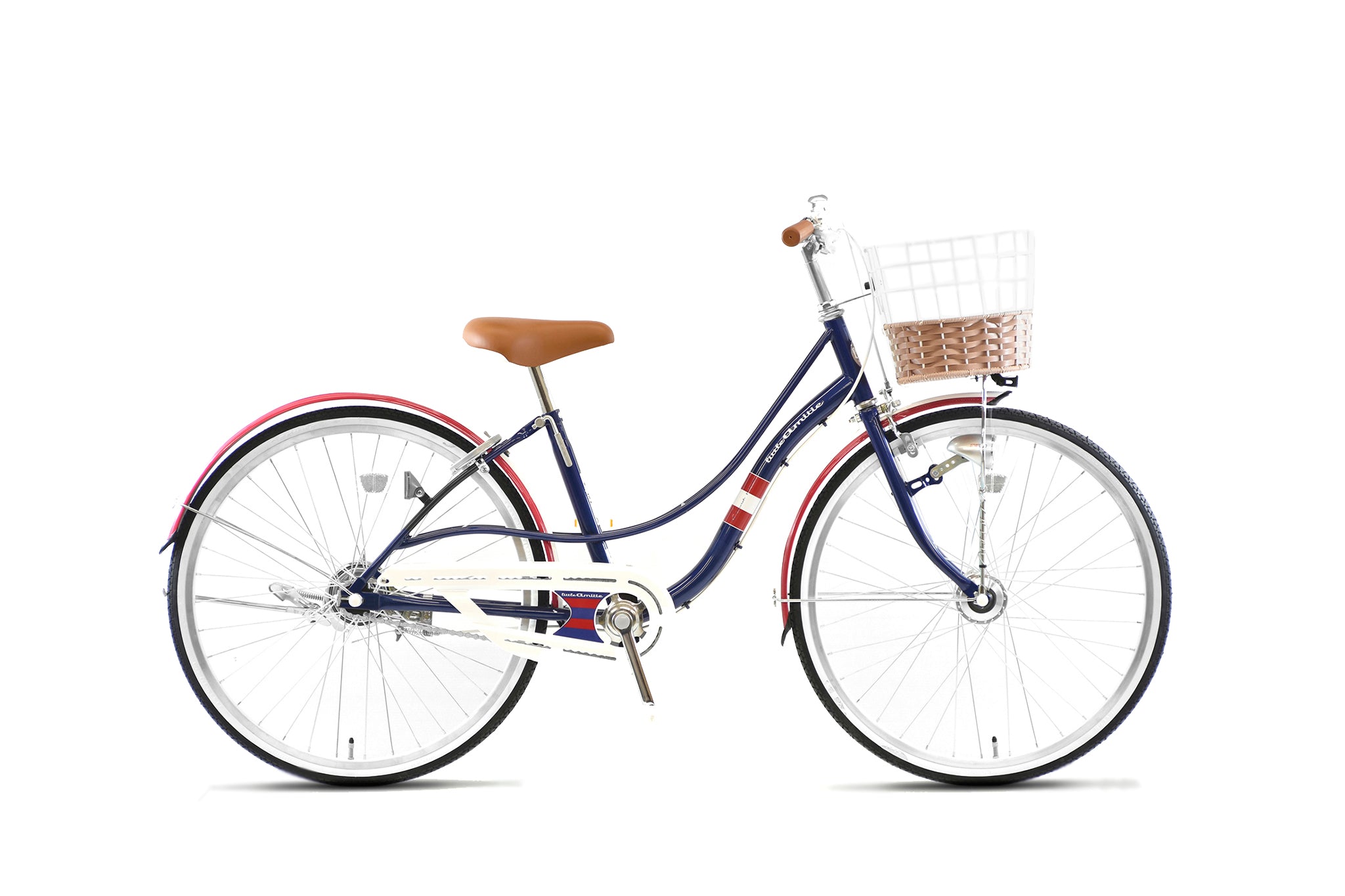 子供 自転車 22インチ リトルアミティ Little Amitie ネイビー フリー